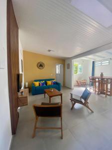 Χώρος καθιστικού στο Logement T2 cosy à Tartane - proche de la plage