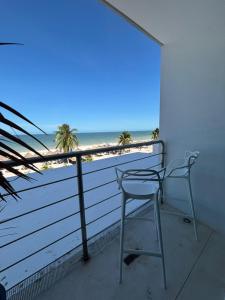 Balkón nebo terasa v ubytování Simple y Luxury