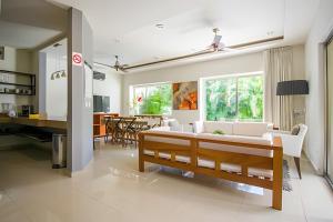 Posezení v ubytování acogedora casa centrica