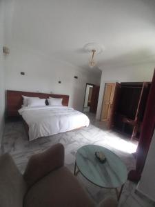 Ένα ή περισσότερα κρεβάτια σε δωμάτιο στο Jacobs Hôtel