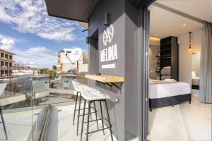 Μπαλκόνι ή βεράντα στο Melina's Urban Luxury Apt in Chania centre