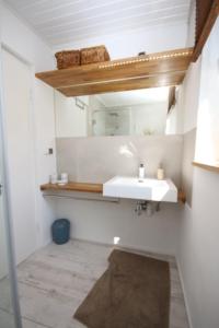 Koupelna v ubytování Ferienhaus Düne