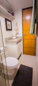 Et badeværelse på VISTA para o MAR e o PÔR DO SOL - MAR BELLO PLAZA