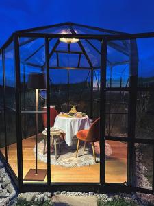 Patio nebo venkovní prostory v ubytování Tiny House Respiro Glamping