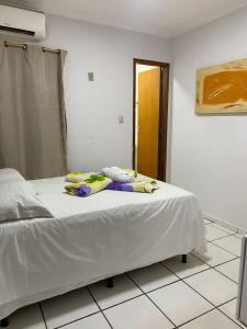 Ένα ή περισσότερα κρεβάτια σε δωμάτιο στο Hotel Shx Goiânia