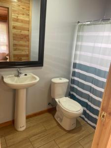 Ένα μπάνιο στο Cabaña centro