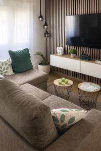 TV a/nebo společenská místnost v ubytování Tu hogar en Sevilla