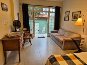 Posezení v ubytování Chalé de Sampa