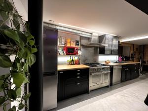 Kuchyň nebo kuchyňský kout v ubytování Small atypical house, in central Alsace