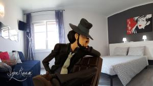 Posezení v ubytování B&B Margot