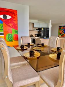 Posezení v ubytování Karibmed Cartagena