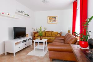 Μια τηλεόραση ή/και κέντρο ψυχαγωγίας στο Apartma Marija