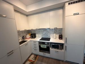 Kuchyň nebo kuchyňský kout v ubytování Uniqueplace