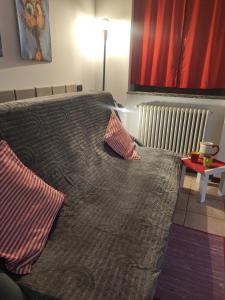 Χώρος καθιστικού στο Leo House