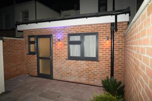 Bygningen som feriehuset ligger i