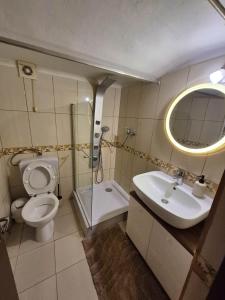 Ένα μπάνιο στο Ferienwhonung Mihy