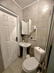 Et badeværelse på Taksim Vista Apart