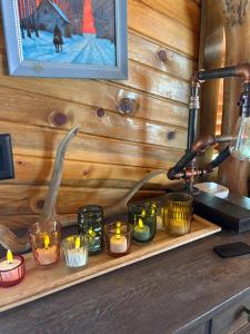 Kuchyň nebo kuchyňský kout v ubytování The Lion's Den