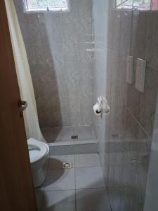 Koupelna v ubytování Camping Rio de las Vueltas