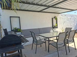 Svalir eða verönd á The Herman House