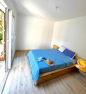 Postel nebo postele na pokoji v ubytování Maison de vacances à l'Océan