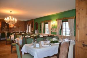 En restaurang eller annat matställe på Schloss Münichau