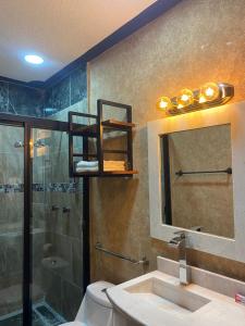 Phòng tắm tại Terraza Peñasco