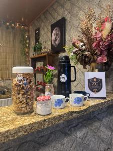 Παροχές για τσάι/καφέ στο Suite Lilo e Stitch - Pousada Castelo do Luar