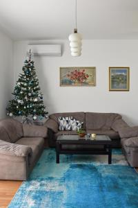 Χώρος καθιστικού στο Villa Luka