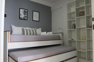 Postel nebo postele na pokoji v ubytování Mirador XV, Mar del Plata