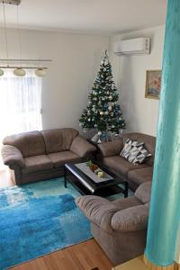 Χώρος καθιστικού στο Villa Luka