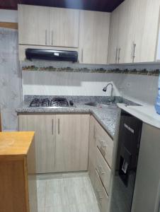 Η κουζίνα ή μικρή κουζίνα στο Finca La Esperanza Campestre Cucunuba