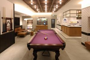 a billiard room with a pool table in it at HATAGO HIKONE - Main building in Hikone