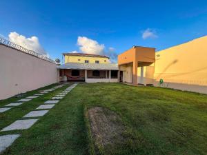 Bygningen som feriehuset ligger i