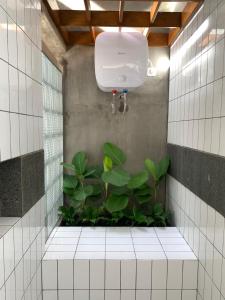 Ένα μπάνιο στο Alena Villa Private Pool