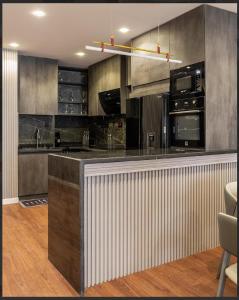 Η κουζίνα ή μικρή κουζίνα στο Atlan luxury Apartment