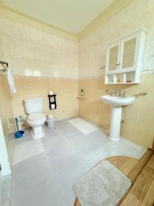 Ένα μπάνιο στο Spacious 3BR Apartment with AC