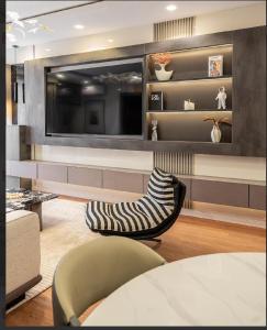 Χώρος καθιστικού στο Atlan luxury Apartment