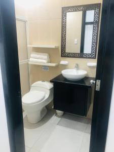 Koupelna v ubytování Bluefootedboobies