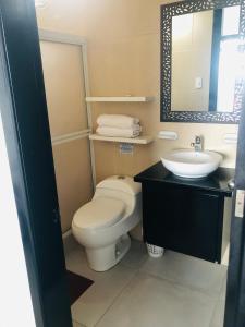 Koupelna v ubytování Bluefootedboobies