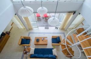 Χώρος καθιστικού στο Villa Molas Mongko