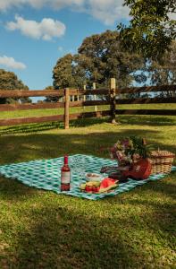 Κήπος έξω από το Cabana Toca da Raposa