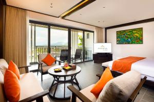 O zonă de relaxare la Amiana Resort Cam Ranh