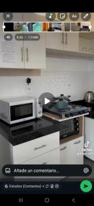 Η κουζίνα ή μικρή κουζίνα στο Casa quinta Clara