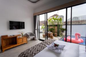 TV/trung tâm giải trí tại To Be La Villa Jimbaran