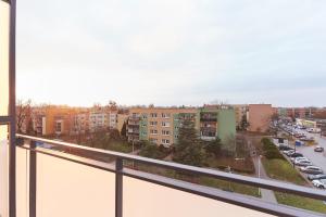 Μπαλκόνι ή βεράντα στο Apartament Pileckiego Nowy Dwór Mazowiecki Airport Modlin 24 H