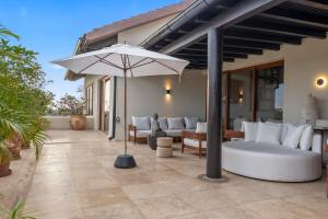 Χώρος καθιστικού στο Beautiful PH apartment in Punta Mita, acces beach Club