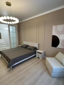 Postel nebo postele na pokoji v ubytování 4YOU Business class apartment