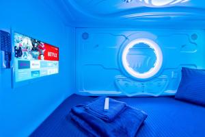 Postel nebo postele na pokoji v ubytování Teremok Holiday Homes + 7 fotografií