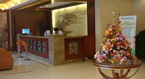 Ο χώρος του λόμπι ή της ρεσεψιόν στο GreenTree Inn Nanning Langdong Hotel